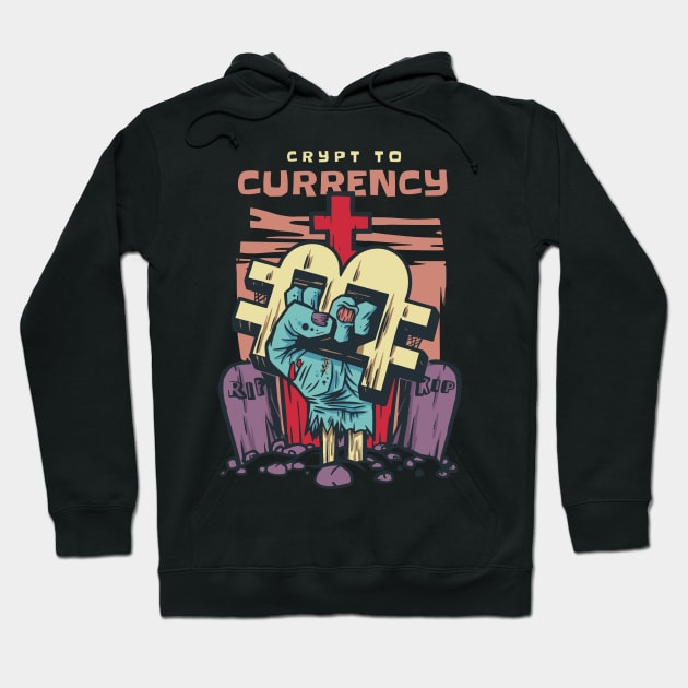 Crypt to Currency Hoodie by Safdesignx